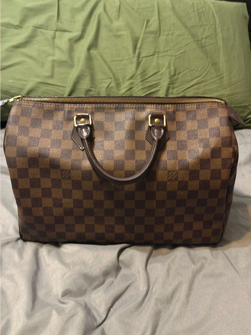 35’ speedy lv Damier